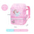 22L| Grades 1-5] Pink Dream Elf Comes with a Pencil Case + Rain Cover + Coin Purse