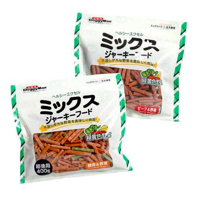 日本多格漫混合肉条400g狗零食