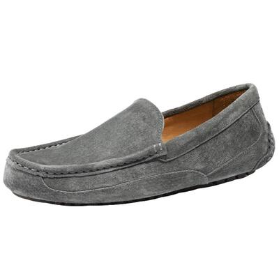 真皮男款休闲风驾车鞋