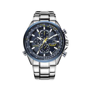 CITIZEN西铁城 手表男士光动能电波蓝天使飞行员腕表JY8078-52L