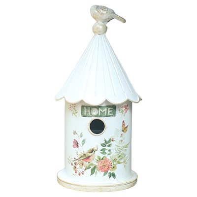 欧式铁艺鸟屋挂件户外摆件吊饰
