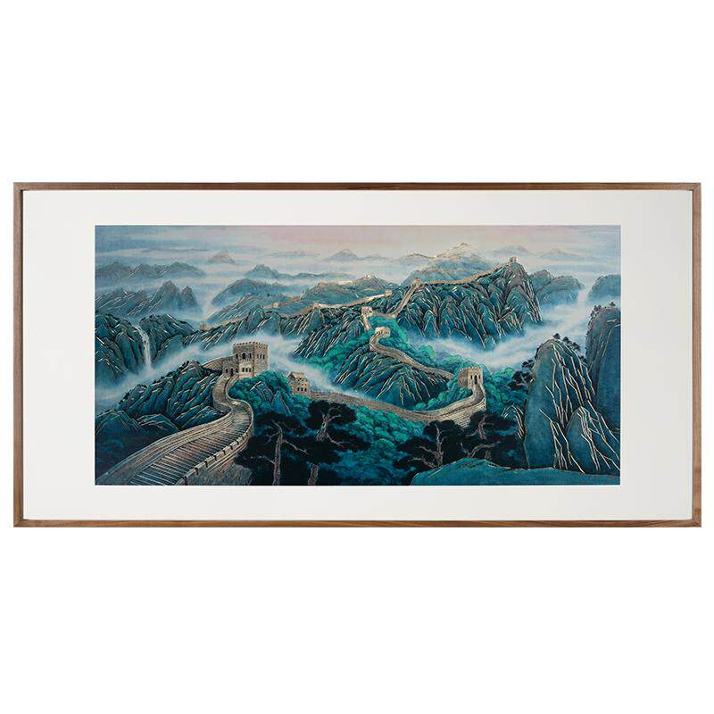 铜师傅铜雕画《众志成城》