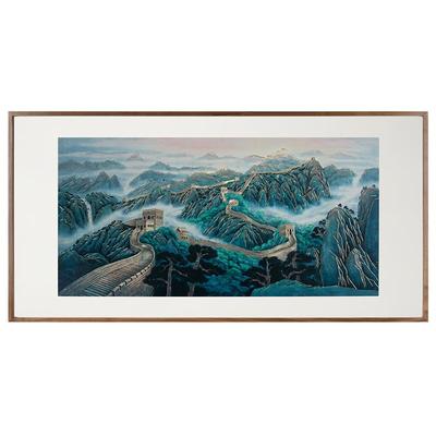 铜师傅铜雕画《众志成城》