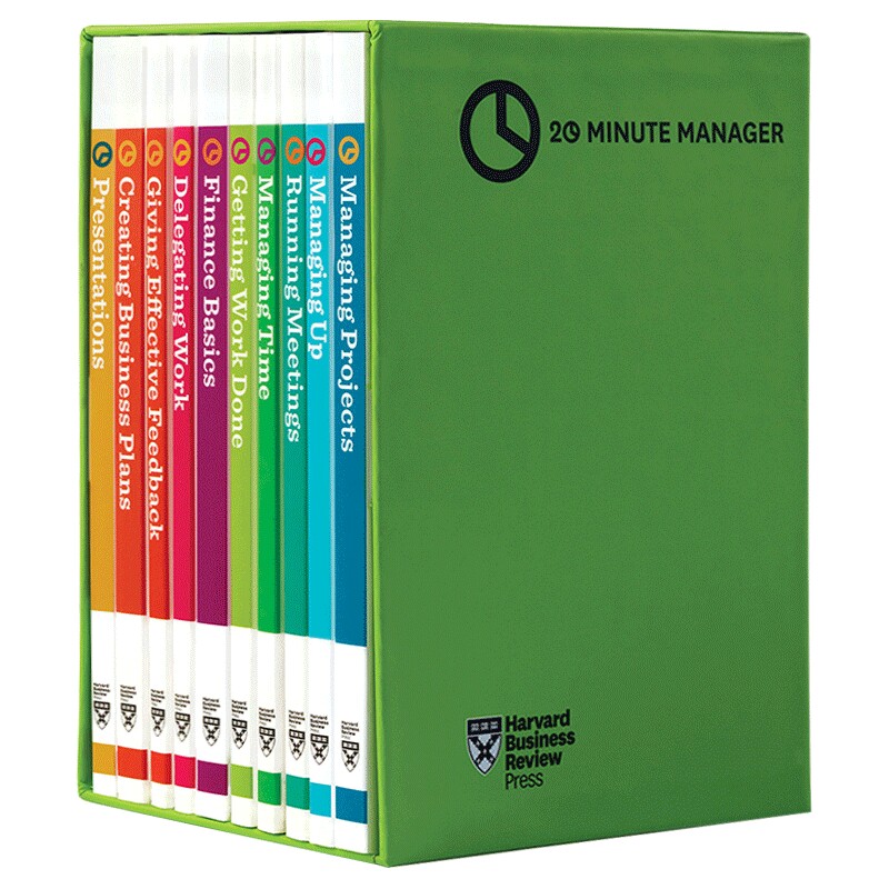 哈佛商业评论二十分钟管理丛书系列套装10册 英文原版 HBR 20 Minute Manager Boxed Set 英文版原版书籍 进口英语书