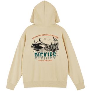 Dickies帝酷适2025年秋冬新款印花宽松休闲圆领&连帽卫衣