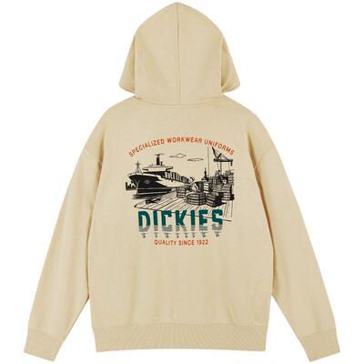 Dickies帝酷适2025年秋冬新款印花宽松休闲圆领&连帽卫衣
