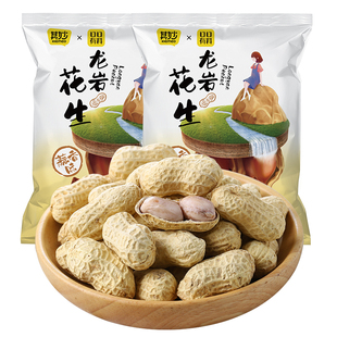 龙岩花生蒜香味花生米带壳炒货解馋小零食下酒菜熟花生福建特产