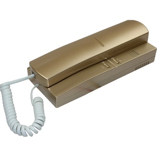 anbaole品牌2线门禁分机楼宇对讲非可视室内电话机对讲机通话开锁