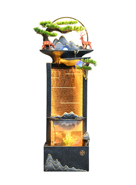 新中式循环现代简约客厅公司