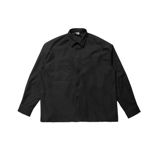 STREAMLET.CHEN:LOUVER FOLD OVERSIZE SHIRT/百叶褶廓形宽松衬衫