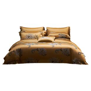 MINE/寐埃及长绒棉全棉纯棉四件套床上用品高端床单被套床品 花瓷