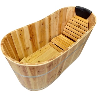 张氏泡澡木桶浴缸大人美容院家用洗澡盆汗蒸熏蒸瑶浴实木质沐浴桶