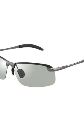 墨镜黑科技男士变色钓鱼防远光灯