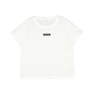 大耳象女童纯色亲子短袖T恤2026春夏新款宝儿纯棉白T休闲百搭上衣