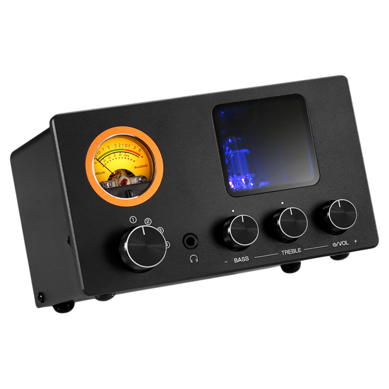 DOUK AUDIO TUBE-T5C功放音响无损音频切换器 电子管胆前级耳放