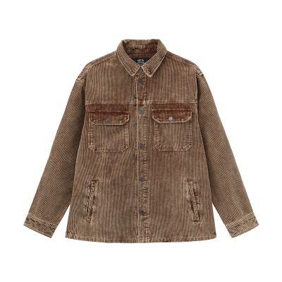 Karma8a法式复古灯芯绒外套