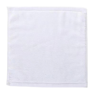 10条装高品质酒店白色小方巾毛巾全棉洗脸宾馆美容院加厚擦手纯色