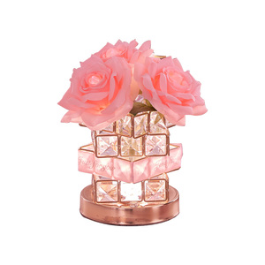 永生花玫瑰花束装饰摆件小夜灯创意七夕情人节送女友闺蜜生日礼物