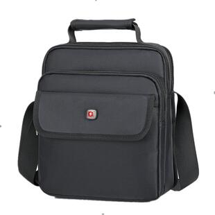 瑞士军刀单肩包男斜挎包牛津布商务休闲电脑包帆布手提包防水背包