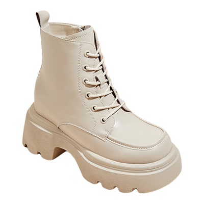 星期六粗跟马丁靴短靴女2025新款