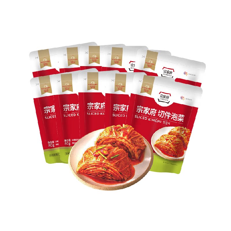 韩国泡菜正宗酸辣白菜清净园宗家府切件泡菜东北韩式下饭菜延边q
