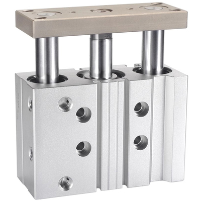 TCL气动三杆三轴气缸双动带磁