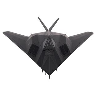 72比例合金飞机F117隐形轰炸机成品金属模型带武器舱可互换摆件