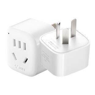 公牛三孔转二孔插座转向器三转二多3脚转2脚一分三澳洲转中国插头