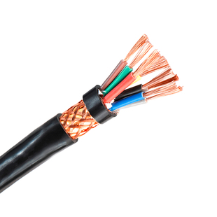 rvv珠江电缆rvvp铜芯屏蔽信号线23 4 5-37芯平方软护套线电源铜线