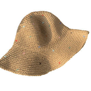 草编渔夫帽女夏季韩版透气遮阳防晒显脸小草帽海边沙滩度假太阳帽