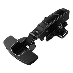 海蒂诗黑色铰链加厚液压缓冲弹簧阻尼折页柜门衣柜橱柜门飞机合页