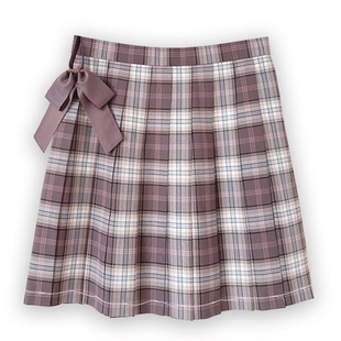 中牌制服馆 若梦毛料校供感JK制服格裙少女学院风半身百褶短裙