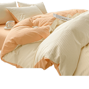 丝绵被子全套一整套空调被单人学生宿舍双人被芯冬被可机洗棉被褥