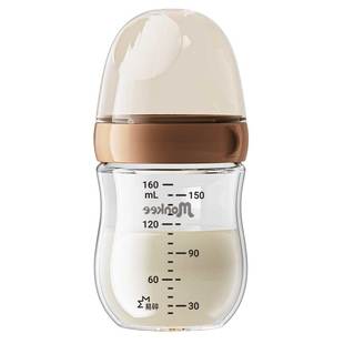 梦呵玻璃奶瓶婴儿新生宝宝喝水替换瓶身通用适配世喜奶瓶配件奶嘴