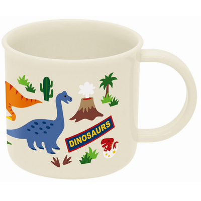 日本制进口正品小恐龙儿童水杯skater幼儿宝宝漱口牛奶微波200ml