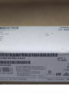 议价6ES7405-0KA02-0AA0西门子S7-400 PS405电源模块6ES74050KA02