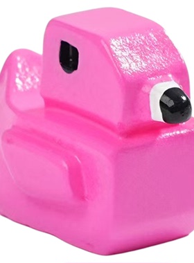 方块六角龙熊猫小动物萌粒摆件