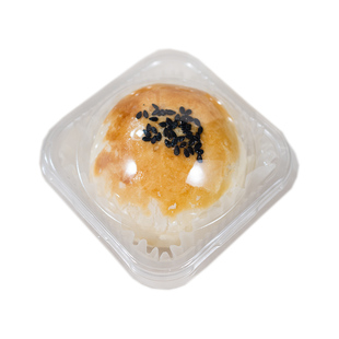 蛋黄酥包装盒单独个托打包80克雪媚娘贴纸糕点月饼托中秋冰皮盒子