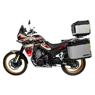 适用凯越800X铝合金三箱摩托车改装尾箱三箱支架边箱架无损安装