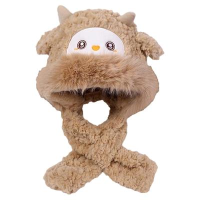 可爱绵羊骑车保暖防寒护耳雷锋帽