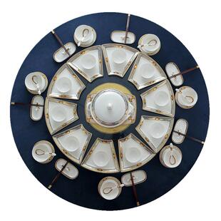 过年新款拼盘餐具菜盘子圆桌套装家用团圆拼盘组合碗碟轻奢高级感