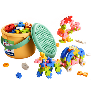 儿童立体拼图3到6岁益智蒙氏早教玩具积木拼装男孩女宝宝生日礼物