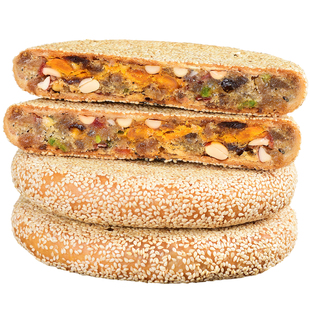 周兴豪温州桥墩特产正宗大月饼蛋黄肉芝麻老式五仁中秋送礼盒团购