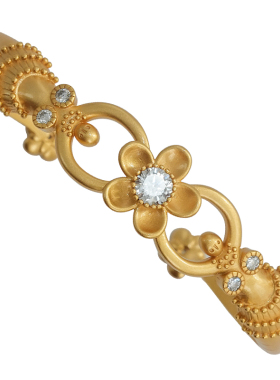 innerbloom原创金色下腰双人手镯