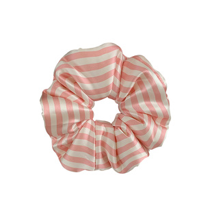 碎花真丝~桑蚕丝枕头发圈章小惠大波浪大肠发圈女扎头发发饰头绳