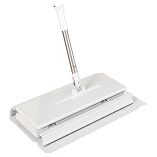 洗脸巾懒人平板拖把夹布拖把家用2026新款自动夹抹布静电除尘纸净