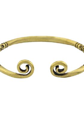 仿古做旧纯黄铜紧箍咒至尊宝手环