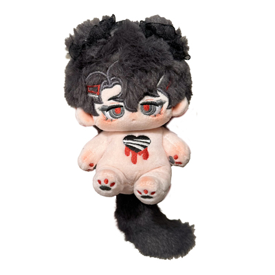 兔绒绒新款黑暗系10cm棉花娃娃