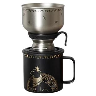 大英博物馆咖啡手冲套装礼盒乔迁新年不锈钢滤杯送男生生日礼物