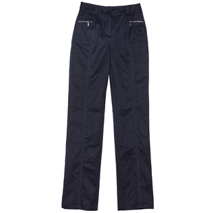 敦系列秋装新款女黑色直筒裤长裤女裤料子裤品牌折扣正品